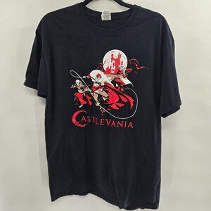Castlevania Anime Fruit of the Loom 100% Cotton Short Sleeved T-Shirt Size Large